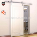 European style white primer wooden sliding doors